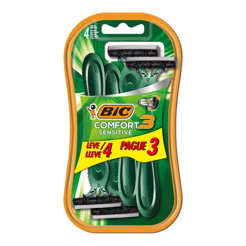 Prestobarba Bic Comf 3 Sensivel L4P3