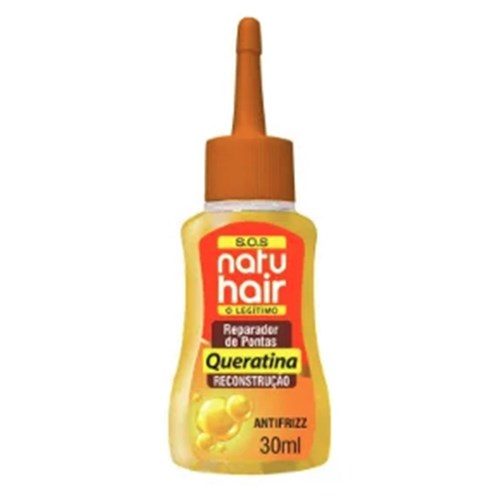 Rep Pontas Natu Hair 30Ml Queratina