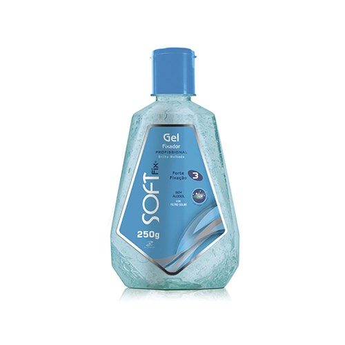 Gel Fix Soft Fix 250G Fliptop Azul