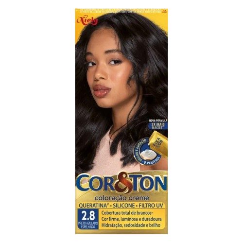 Cor&Ton Preto Azul Espelhado 2.8-Demais Prod