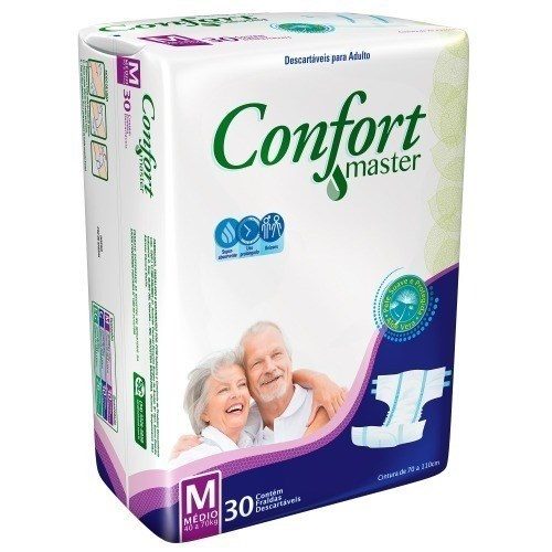 Fralda Geriatrica Conf Master M 4X30