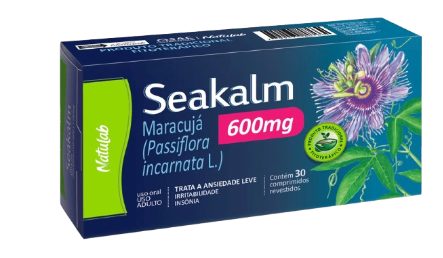 Seakalm 600Mg 30Cp Rev Natulab