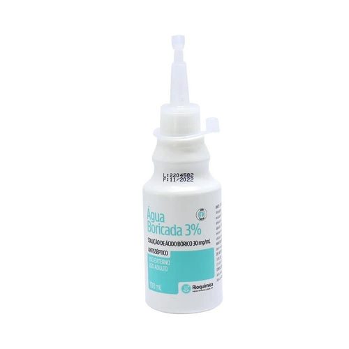 Agua Boricada 100Ml Almot Rioquimica