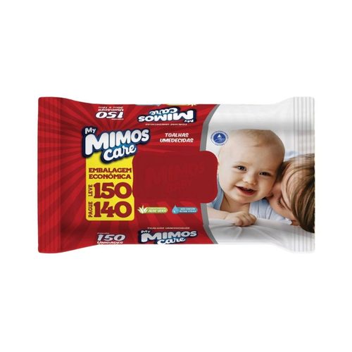 My Mimos Care Toalhas Umed. Vermelha 150Un