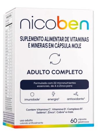 Nicoben Adulto 60Cps