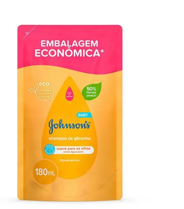 Sh J&J Baby 180Ml Refil-Demais Prod