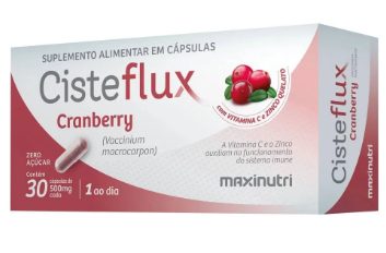 Cisteflux (Cranberry+Vitamina C+Zinco) 500Mg C/30 Caps
