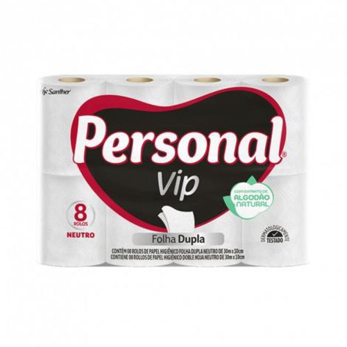 Papel Hig Personal Vip Neutro Fd 8X30