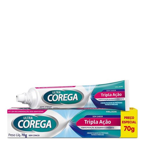 Corega Ultra Tripla Acao 70G