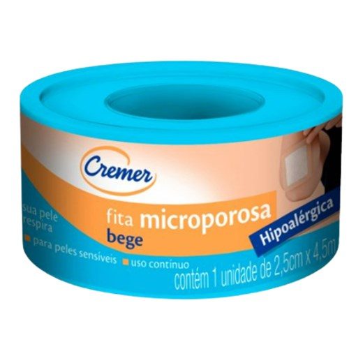 Fita Microp Bege 4,5M 2,5Cm