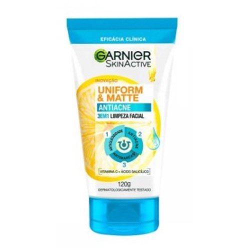 Gel Limp Garnier Antiacne 3Em1 120G