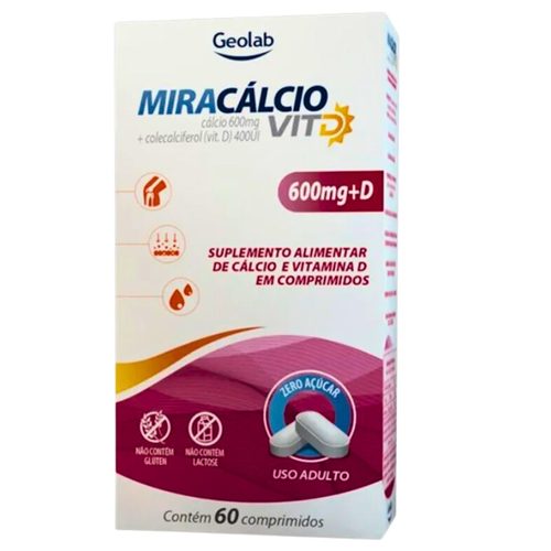 Miracalcio Vit D 600Mg+400Ui C/60 Comp