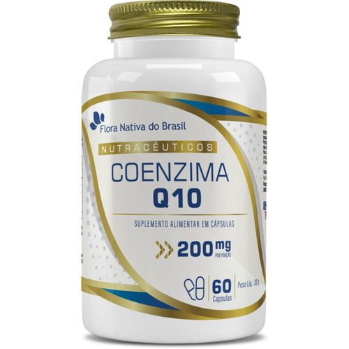 Coenzima Q10 200Mg 60Caps Flora Nativa