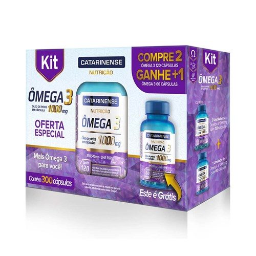 Kit Omega 3 1000Mg 300Cps