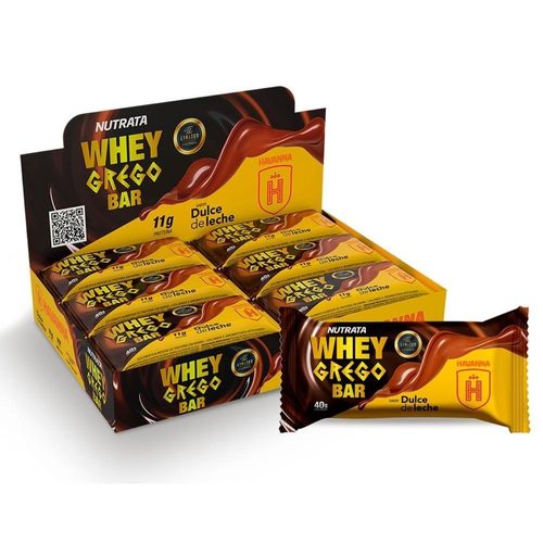 Whey Grego Bar Havanna Banoffee 40G C/12 Nutrata