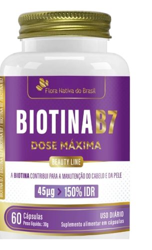 Biotina 60Caps Flora Nativa