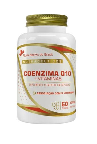 Coenzima Q10 500Mg 60Caps Flora Nativa