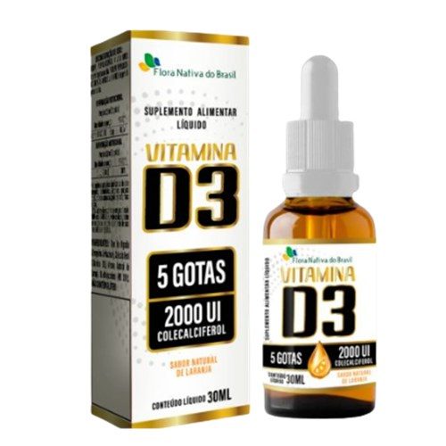 Vitamina D 2.000Ui Gts 30Ml Flora Nativa