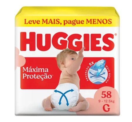 Fr Huggies Maxima Protecao Hiper G/58