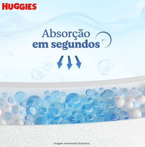Fr Huggies Rapida Absorcao Hiper M/92