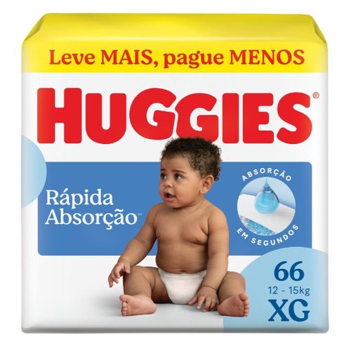 Fr Huggies Rapida Absorcao Hiper Xg/66