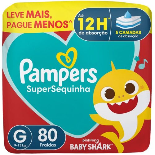 Fr Pampers Supersequinha Bag Lv+Pg- G 80