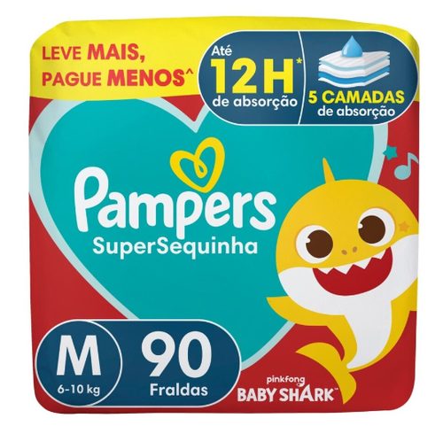 Fr Pampers Supersequinha Bag Lv+Pg-M 90