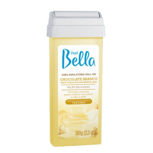 Cera Depilbella 100G Roll-On Chocol.Branco