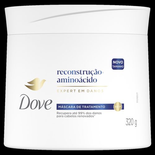 Masc De Trat Dove Reconstr+Aminoacido Pote 320G