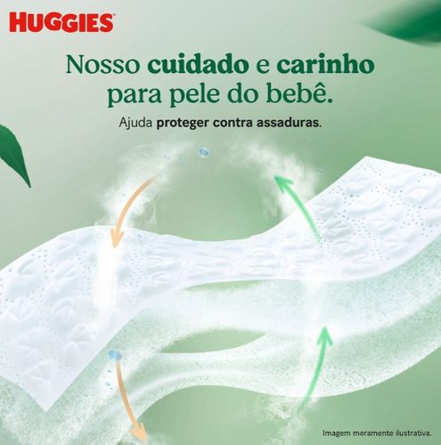 Fralda Huggies Natural Care Rn Mega C/34