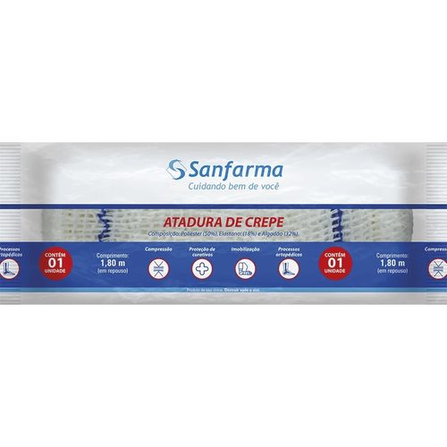 Atadura De Crepe 15Cm X 1,8M (Un)