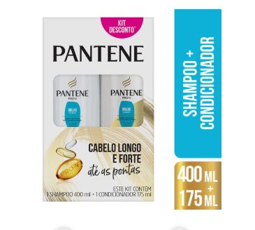 Kit Pantene Brilho Ext Sh 400+Cond 175Ml