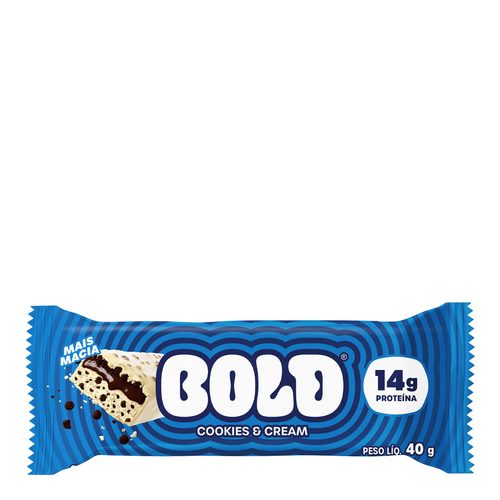 Barra Cookies E Cream 40G Un Bold