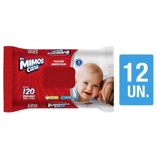 Toalha Umed My Mimos Care 120 Unidades