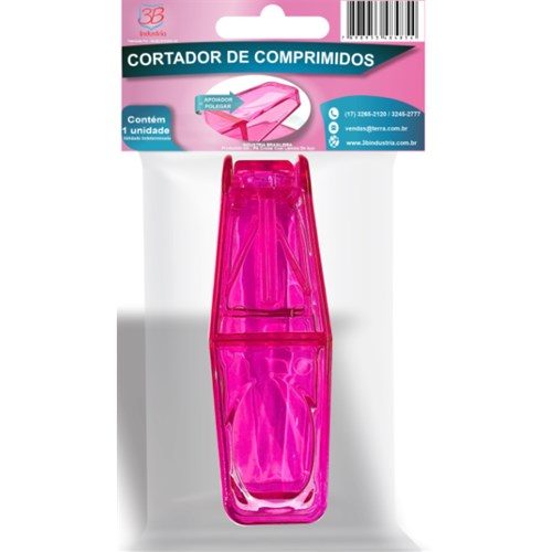 Cortador De Comprimidos Rosa