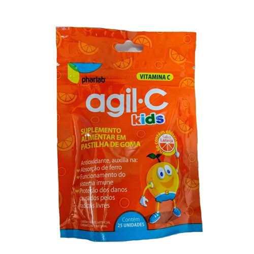 Agil-C Kids 30Mg - Env C/ 25 Past Gomas -/Pharlab
