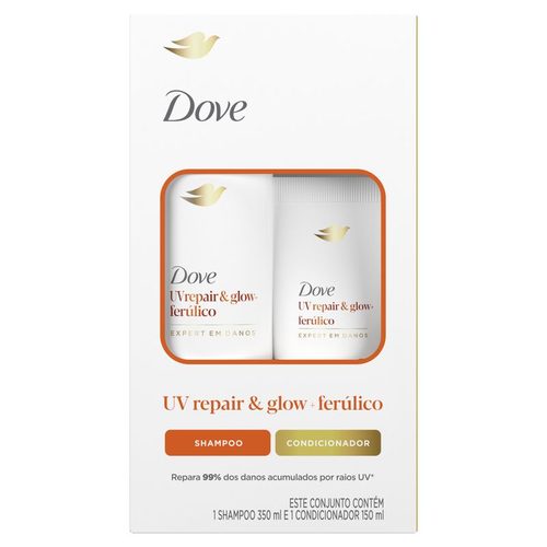 Kit Sh350+Co150Ml Dove Uv R+F