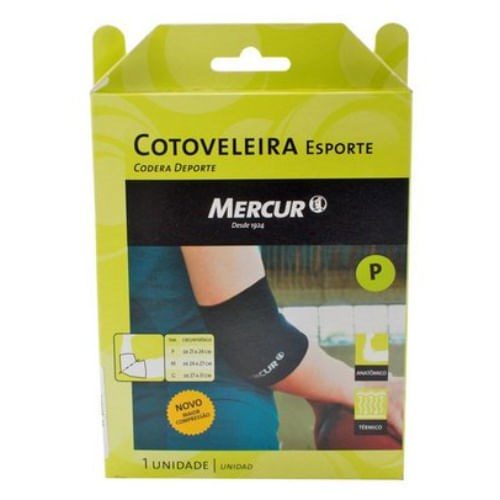 Cotoveleira Elastica Preta P Par Mercur