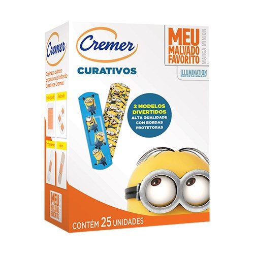 Curativo Cremer Minions C/25 Unidades