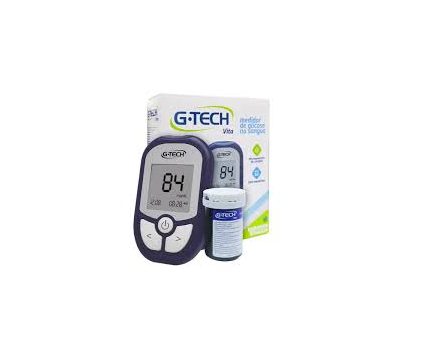Kit Medidor Glicose Gtech Vita
