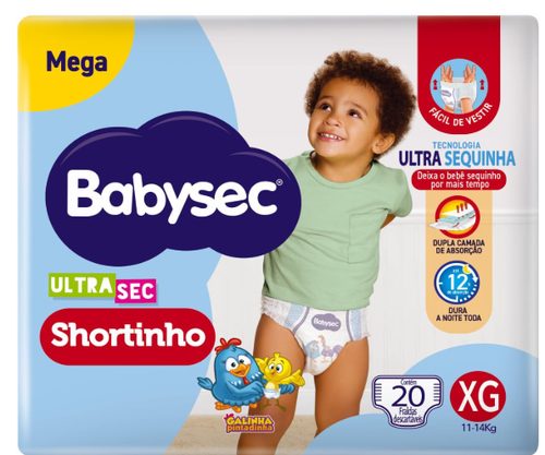 Fr Babysec Shortinho Ultra Mega Xg 6X20