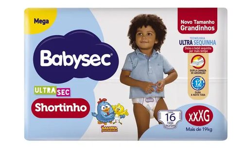 Fr Babysec Shortinho Ultra Mega Xxxg 6X16