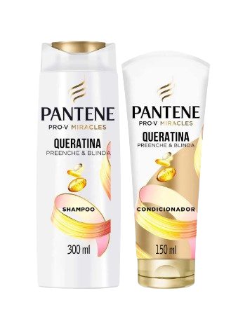 Kit Pantene Queratina Sh 300+Cond 150Ml