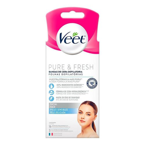 Depil Veet Folhas Facial 16Uni