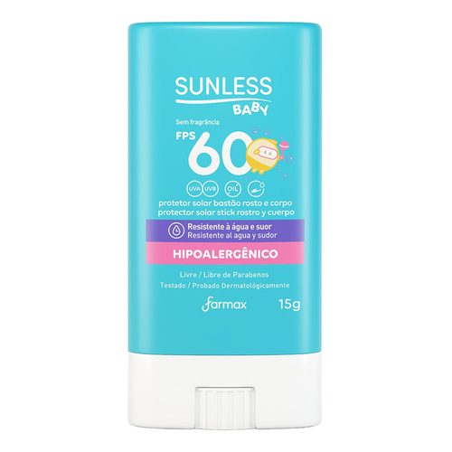 Prot. Solar Baby Bastao Fps60 Sunless 15G