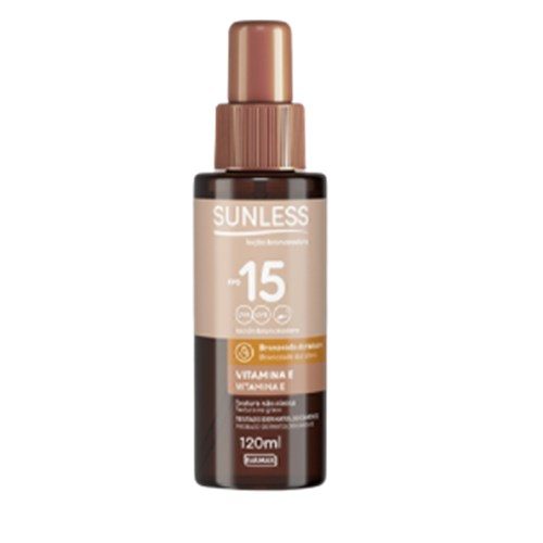 Locao Bronzeadora Creme Fps15 Sunless 120Ml