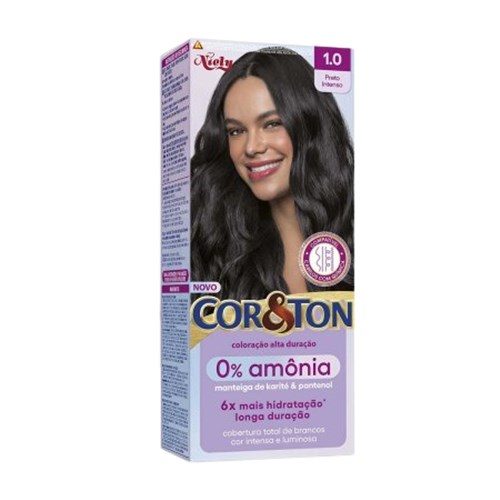 Tint Cor&Ton S Amonia 1.0 Preto