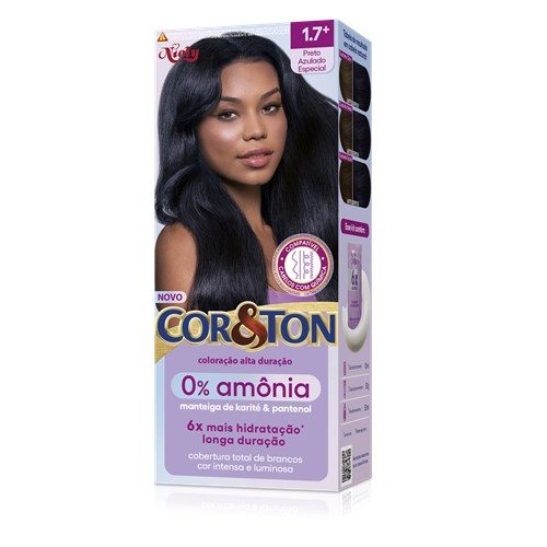 Tint Cor&Ton S Amonia 1.7 Preto