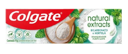 Cr Dent Colgate Naturals Bicarbonato E Hortela 90G