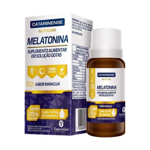 Melatonina 0,21Mg Maracuja Zero Acucar Gts 20Ml